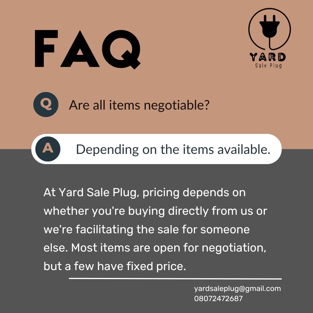 yardsaleplug's tweet image. Got questions about pricing or need clarity on an item you love? Don’t hesitate to reach out—we’re here to help!
#YardSalePlug #DeclutterWithEase #ShopSmart #AffordableDeals
Mufc funkeakindele nysc