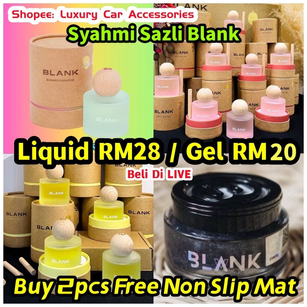 Unregemp's tweet photo. Check out 🔥Special Offer🔥Original Blank x SyahmiSazli - Perfume Kereta / Rumah BLANK Liquid Gel Peach Honeydew for RM27.03 - RM34.99. Get it on Shopee now! https://t.co/SsXRpJeJIt https://t.co/y395zb4IOm