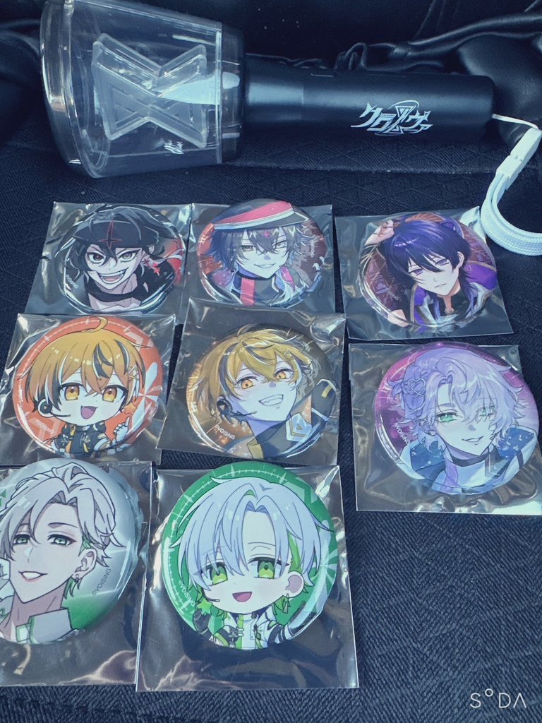 注文したクロノヴァのグッズが揃った✨️追加でアクスタ購入