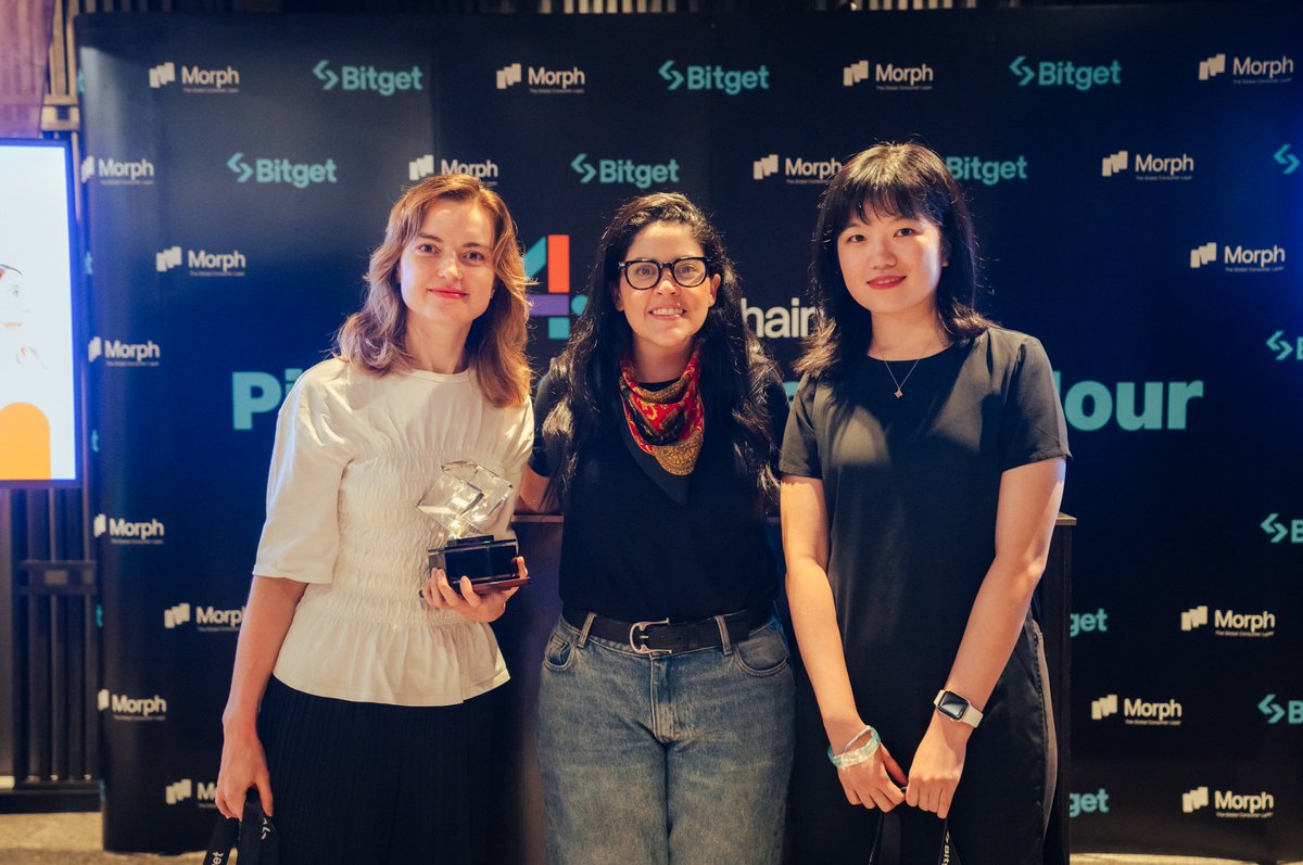 🏆 Exciting news! MiniMe won 1st place at the #Blockchain4Her Pitch n' Slay Event at #DevconBangkok on November 15th! 🎉 <a href="/dr_julija/">Dr Julija</a>, our founder, took the stage and delivered an incredible pitch, securing the top prize!