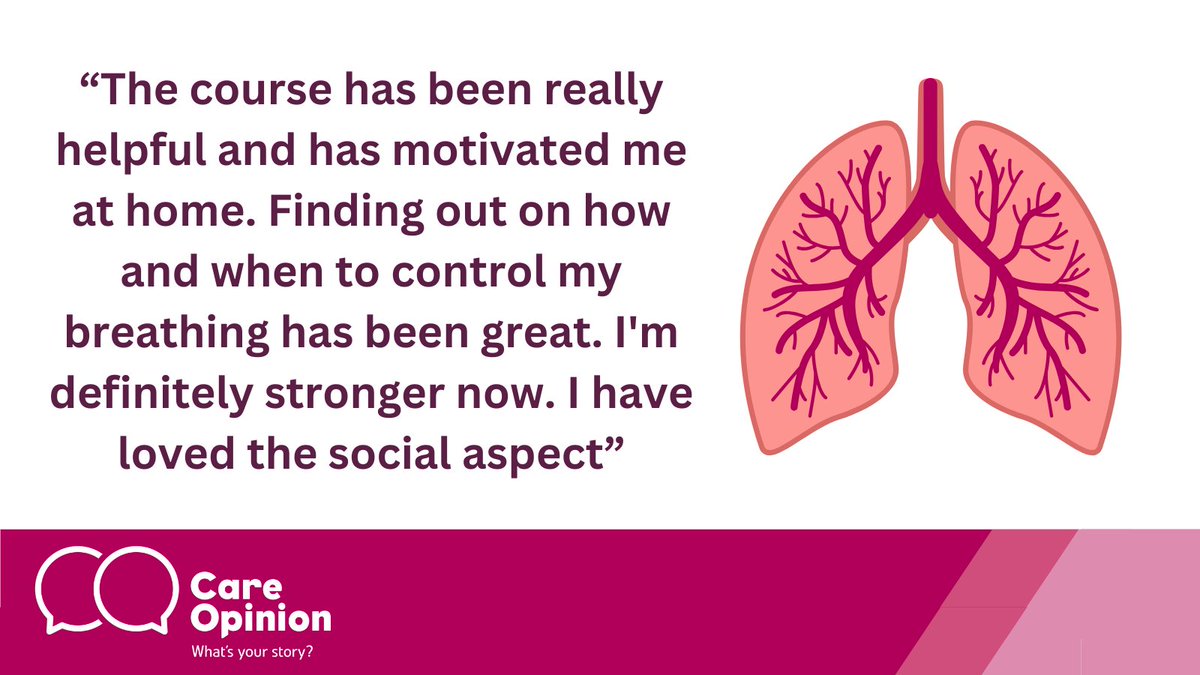 Care Opinion Scot (@careopinionscot) on Twitter photo Fabulous feedback for the #PulmonaryRehab team at #ValeofLevenHospital <a href="/NHSGGC/">NHS Greater Glasgow and Clyde</a>! This author shares their thoughts after having taken part in the 8-week course to help with the management of their COPD!
Read the full story π
careopinion.org.uk/1295015 Fabulous feedback for the #PulmonaryRehab team at #ValeofLevenHospital <a href="/NHSGGC/">NHS Greater Glasgow and Clyde</a>! This author shares their thoughts after having taken part in the 8-week course to help with the management of their COPD!
Read the full story π
careopinion.org.uk/1295015