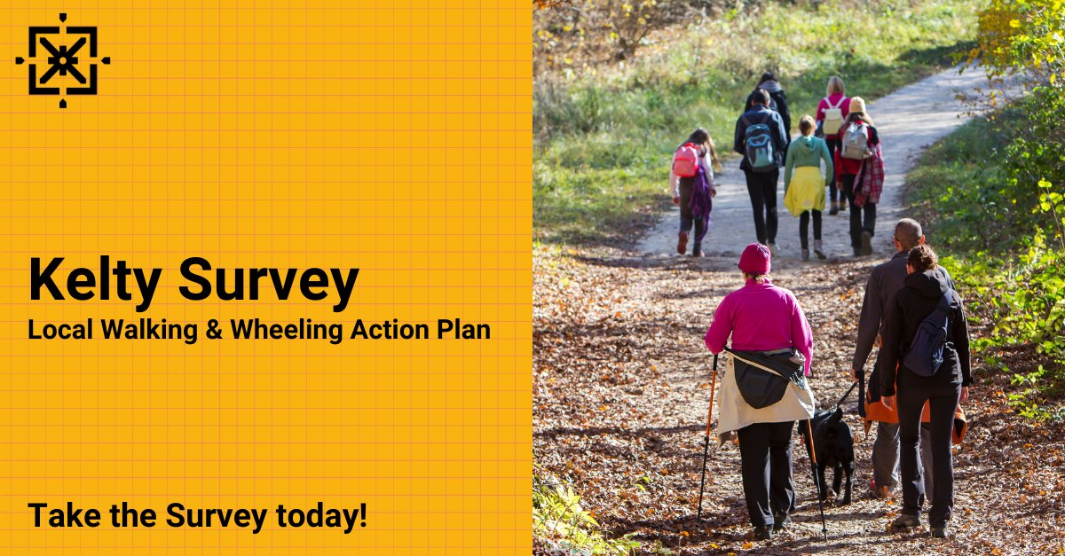PAS_tweets's tweet image. Can't make it to our event? Share your thoughts on local walking and wheeling paths by completing our quick survey. 

Help shaping a Local Walking Action Plan for Kelty: forms.office.com/e/s7kgBfMWfC

#Fife #Kelty