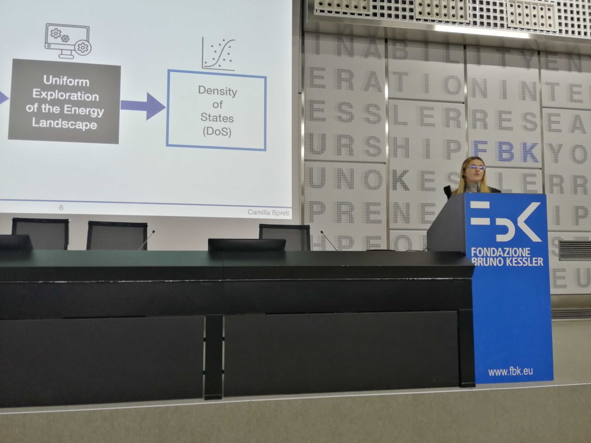 Potestio Lab (@r_potestio) on Twitter photo Our PhD student Camilla Spreti <a href="/Camilla_Spreti/">Camilla Spreti</a> just gave a talk at the yearly PhD Workshop of the Physics Dept. of the University of Trento <a href="/UniTrento/">Università di Trento</a>, illustrating her research on enhanced sampling of small stat mech systems.
Excellent job! 🥳
ppw2024.physics.unitn.it/home Our PhD student Camilla Spreti <a href="/Camilla_Spreti/">Camilla Spreti</a> just gave a talk at the yearly PhD Workshop of the Physics Dept. of the University of Trento <a href="/UniTrento/">Università di Trento</a>, illustrating her research on enhanced sampling of small stat mech systems.
Excellent job! 🥳
ppw2024.physics.unitn.it/home