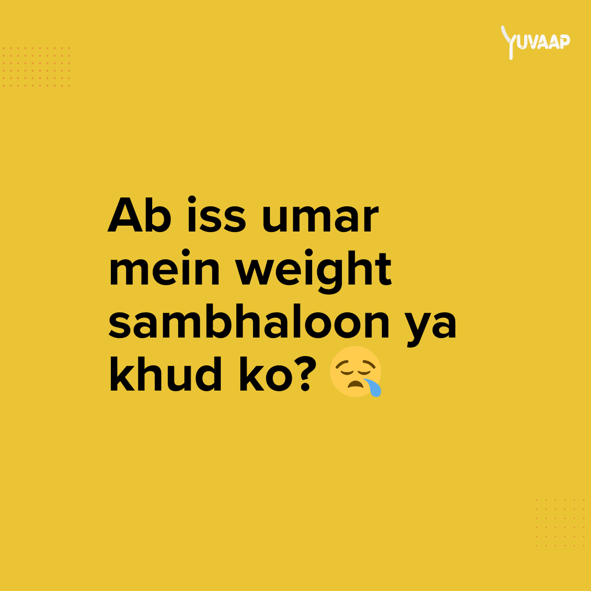 YuvaapOfficial's tweet photo. Good News: You can manage both!π€π€
Ready to find out how?
π Join our FREE Weight Loss Webinar and discover simple, practical tips to manage your weight while prioritizing self-care!
πRegister Here: https://t.co/t7jcvkx1GO
#WeightManagementMadeEasy #HealthyLiving #FindYourY #Yuvaap #SelfCareFirst #EasyWeightLoss #HealthyAndHappy #WeightLoss