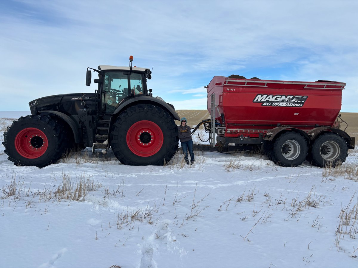 agrispreadirl's tweet photo. “I always tell people that the AgriSpread is like the Cadillac of spreaders, comparable to no other. We decided to purchase an AgriSpread AS170-T, the experience of local people in the area and the industry made AgriSpread an easy choice. The ability to apply multiple products and low rates up to very high rates gives us the greater spreading flexibility."

Client Testimonial from Amber Davidson, Magnum Ag Spreading, Strathmore, Alberta, Canada - Contractor.
Read the full testimonial here:
https://t.co/YJVFyQSVPL
#magnumagspreading #reesink #testimonial #trust #betterfarming #agcanada #westernproducer #topcropmanager #countryguide