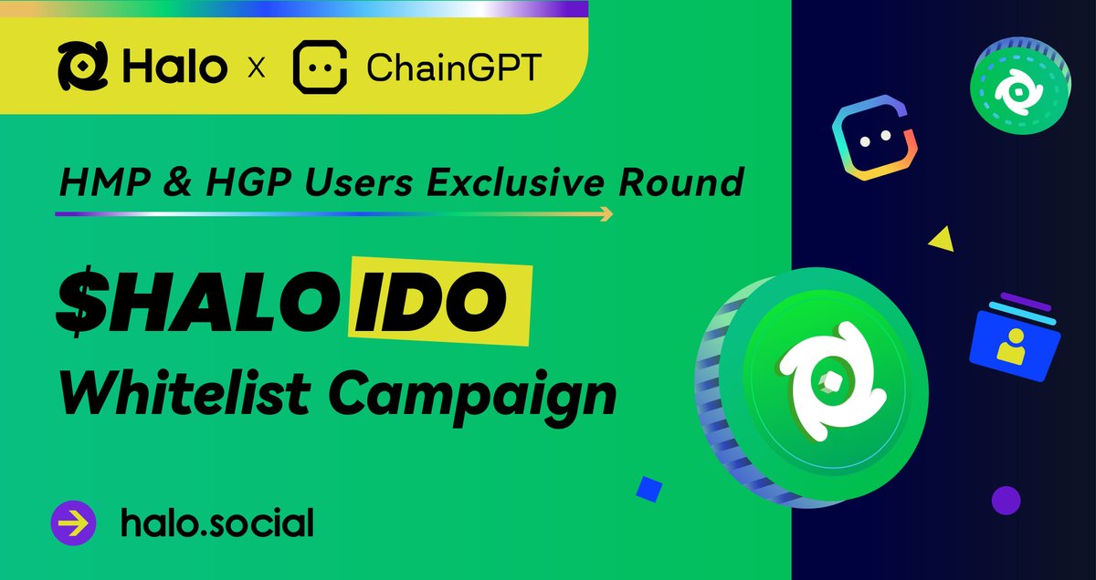 🎉 We hear you, Haloers!

We’re improving your chances to join the $HALO IDO on <a href="/ChainGPT_Pad/">ChainGPT Pad</a>! 🚀

📝 FILL OUT this form to secure your IDO whitelist spot before Dec 8:
forms.gle/xkAD6LqzcGydwd…