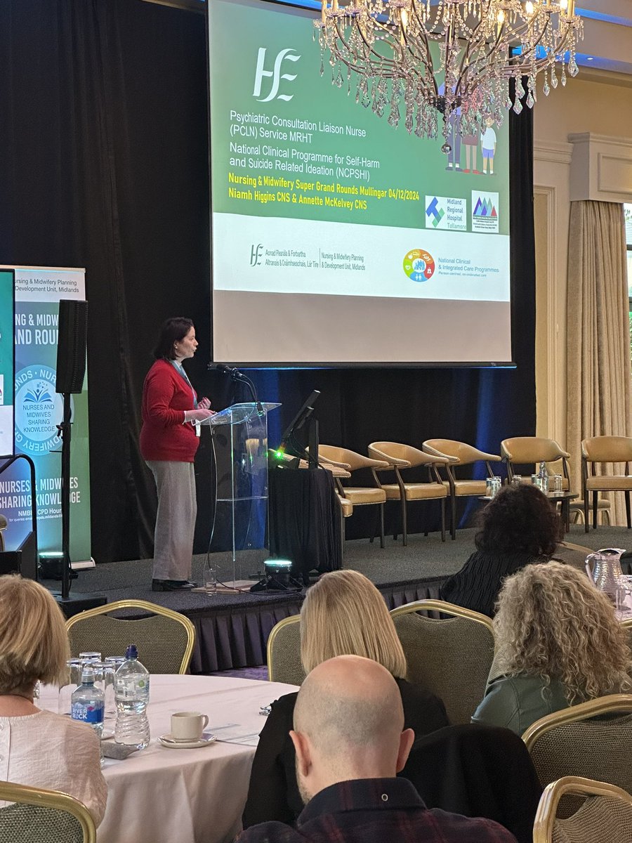 Con Bourke (@conbourke) on Twitter photo Annette Mckelvey CNS PCLN presenting on the National Clinical Care Programme for Self Harm and Suicide Related Ideation at the Nursing Super Grand Rounds 👏🏼👏🏼 <a href="/NMPDMidlands/">NMPD Midlands</a> <a href="/killooleyeagle/">annette mgt mckelvey</a> <a href="/HSEDubMidlands/">HSE Dublin and Midlands</a> <a href="/AislingCulhane/">Aisling Culhane</a> <a href="/PNA_IRL/">PNA</a> Annette Mckelvey CNS PCLN presenting on the National Clinical Care Programme for Self Harm and Suicide Related Ideation at the Nursing Super Grand Rounds 👏🏼👏🏼 <a href="/NMPDMidlands/">NMPD Midlands</a> <a href="/killooleyeagle/">annette mgt mckelvey</a> <a href="/HSEDubMidlands/">HSE Dublin and Midlands</a> <a href="/AislingCulhane/">Aisling Culhane</a> <a href="/PNA_IRL/">PNA</a>