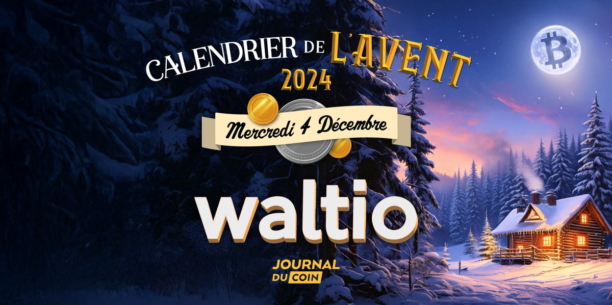 Waltio (@get_waltio) on Twitter photo 🎅GIVEAWAY DE NOËL 🎅
À l’occasion du jour 04 du calendrier de l’Avent organisé par notre partenaire <a href="/LeJournalDuCoin/">Journal du Coin</a> , nous offrons 2 abonnements à 199€ pour 2 gagnants 🎄
1⃣Se rendre sur le compte pour y trouver la 1ere étape de cette quête, l'exécuter (ça vous prendra 15 🎅GIVEAWAY DE NOËL 🎅
À l’occasion du jour 04 du calendrier de l’Avent organisé par notre partenaire <a href="/LeJournalDuCoin/">Journal du Coin</a> , nous offrons 2 abonnements à 199€ pour 2 gagnants 🎄
1⃣Se rendre sur le compte pour y trouver la 1ere étape de cette quête, l'exécuter (ça vous prendra 15