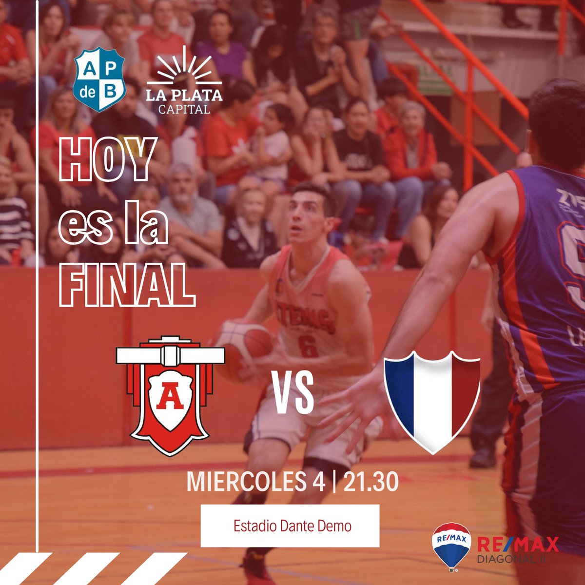 HOY ES LA FINAL
A las 21.30 el equipo de Primera A de Atenas enfrenta a Platense en el partido definitorio de la Copa La Plata Capital de <a href="/BasquetLaPlata/">APdeB</a> 
Transmisión en vivo por YouTube youtube.com/@clubatenaslap…