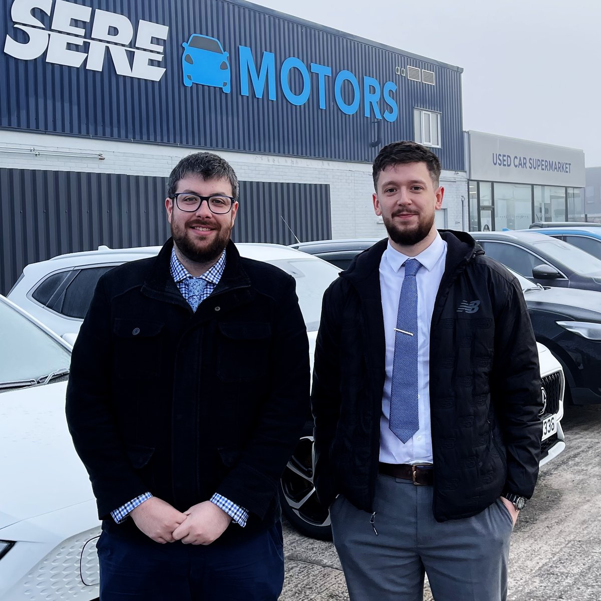 🌟 Welcome to the Team! 🌟

We're excited to announce two new sales executives at SERE Motors! 🎉 Aaron McCalmont joins our Lisburn team while Joel Delaney is based in our Belfast showroom 🚙

Join us in welcoming them to the SERE family! 👏

#WelcomeToTheTeam #SEREMotors