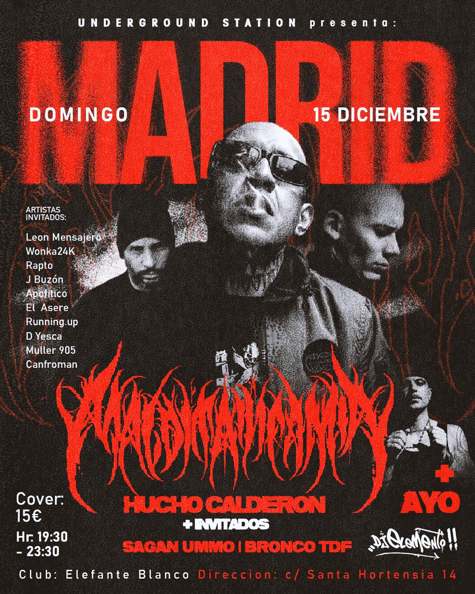 LInfamia's tweet image. Después de 12 años La Maldita Infamia, Rhando y Trismegisto se vuelven a juntar en los escenarios para traer un showcase, presentando sus nuevos trabajos y parte de su discografía.

ENTRADAS ANTICIPADAS.
⬇️⬇️⬇️
eventbrite.es/e/maldita-infa…