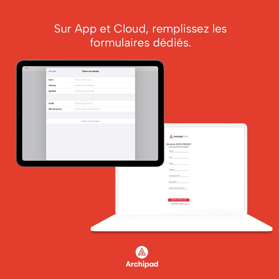 Archipad tweet media
