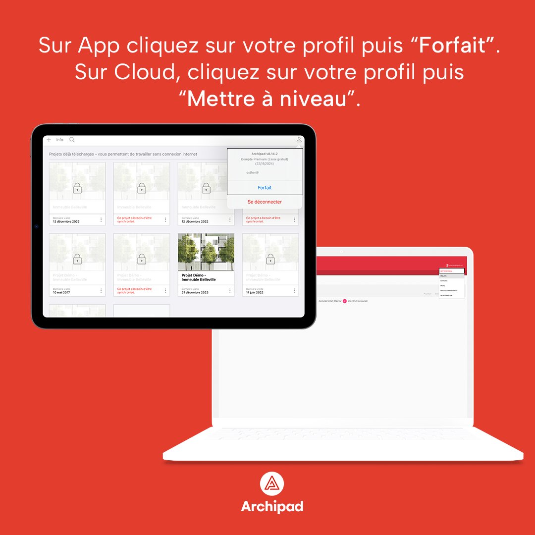 Archipad tweet media