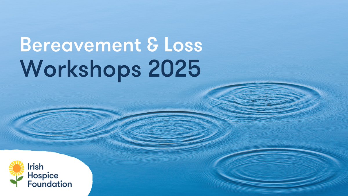 Our 2025 series of Bereavement &amp; Loss Workshops is running Jan to June. Workshops are for those working with people who have experienced a loss. Spaces are limited. Early booking is advised.

𝗦𝗲𝗲 𝗮𝗹𝗹 𝘄𝗼𝗿𝗸𝘀𝗵𝗼𝗽𝘀 𝗮𝗻𝗱 𝗿𝗲𝗴𝗶𝘀𝘁𝗲𝗿 👉 hospicefoundation.ie/our-supports-s…