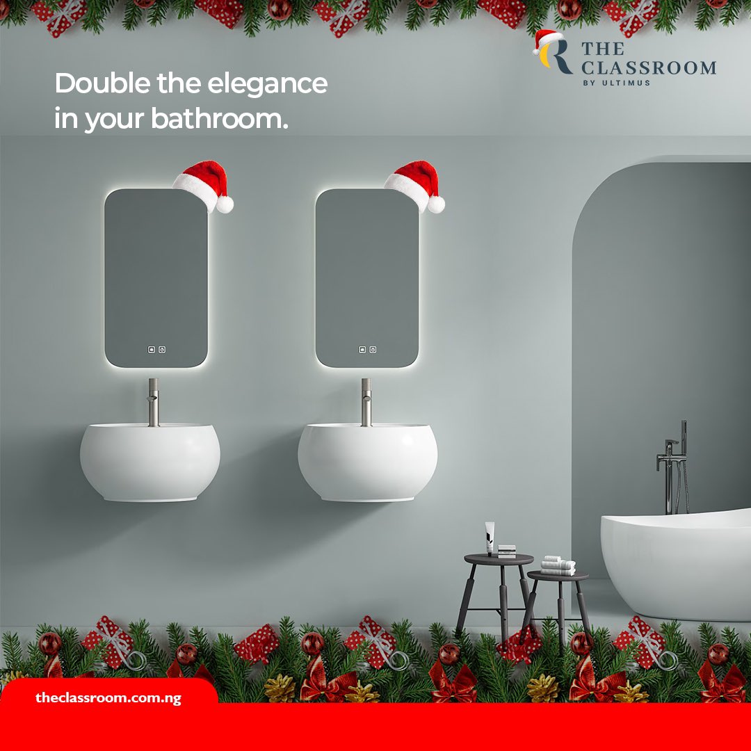 The_ClassroomHQ's tweet image. Add charm and functionality to your bath space with our sleek, modern wash basins.

You deserve to celebrate this season in style.

#Day2 #TheClassroomhq #12DaysOfChristmas #home #Christmas