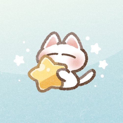 hunya_neko's tweet photo. 「お星さま＋動物さん」
を描いてみましたฅ*•ω•*ฅ
よければお気軽にお使いください🌟

・各SNSでの使用→〇
・二次配布、誹謗中傷等の使用→×

#フリーアイコン https://t.co/hq4davROLy
