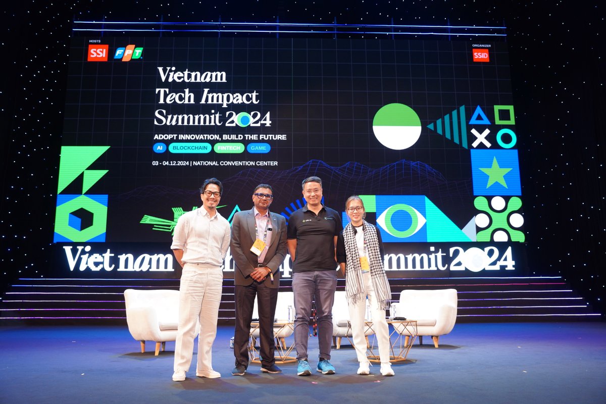 LifeNetwork_AI's tweet photo. 🌟 LIFE AI was proud to participate in Vietnam Tech Impact Summit 2024 (@vtis2024), where our Co-Founder & CEO, Dr. Tuan Cao @tuan_genetica, shared invaluable insights as both a keynote speaker and panelist. Alongside global leaders from SAP, AVV, Oxford Brookes, and Oxford University, Dr. Tuan delved into the transformative power of AI, decentralized ecosystems, and innovation for startups and the broader tech community.

🔑 Key Highlights
📌 Keynote Address:
In his keynote, "AI-Agents Economy, the “magic ingredient” nurturing a herd of AI-unicorns in Asia," LIFE AI’s Co-Founder shed light on how decentralized AI ecosystems are propelling the success of startups across Asia. He emphasized building solutions rooted in precision and personalization, particularly in healthcare, as critical drivers of this growth.

📌 Panel Discussion:
Dr. Tuan also participated in a lively panel discussion on “The future of AI needs to be open source and decentralized or closed source and centralized?” He passionately advocated for open-source AI systems, stressing their importance in fostering ethical development, innovation, and transparency.

🙌 The ideas shared at VTIS 2024 reinforce LIFE AI’s mission to pioneer the intersection of AI, healthcare, and Web3. As we move forward, we’re thrilled to bring this energy back to the LIFE AI community.

❤️ A big thanks to VTIS 2024 for creating such an inspiring platform for collaboration and forward-thinking discussions!