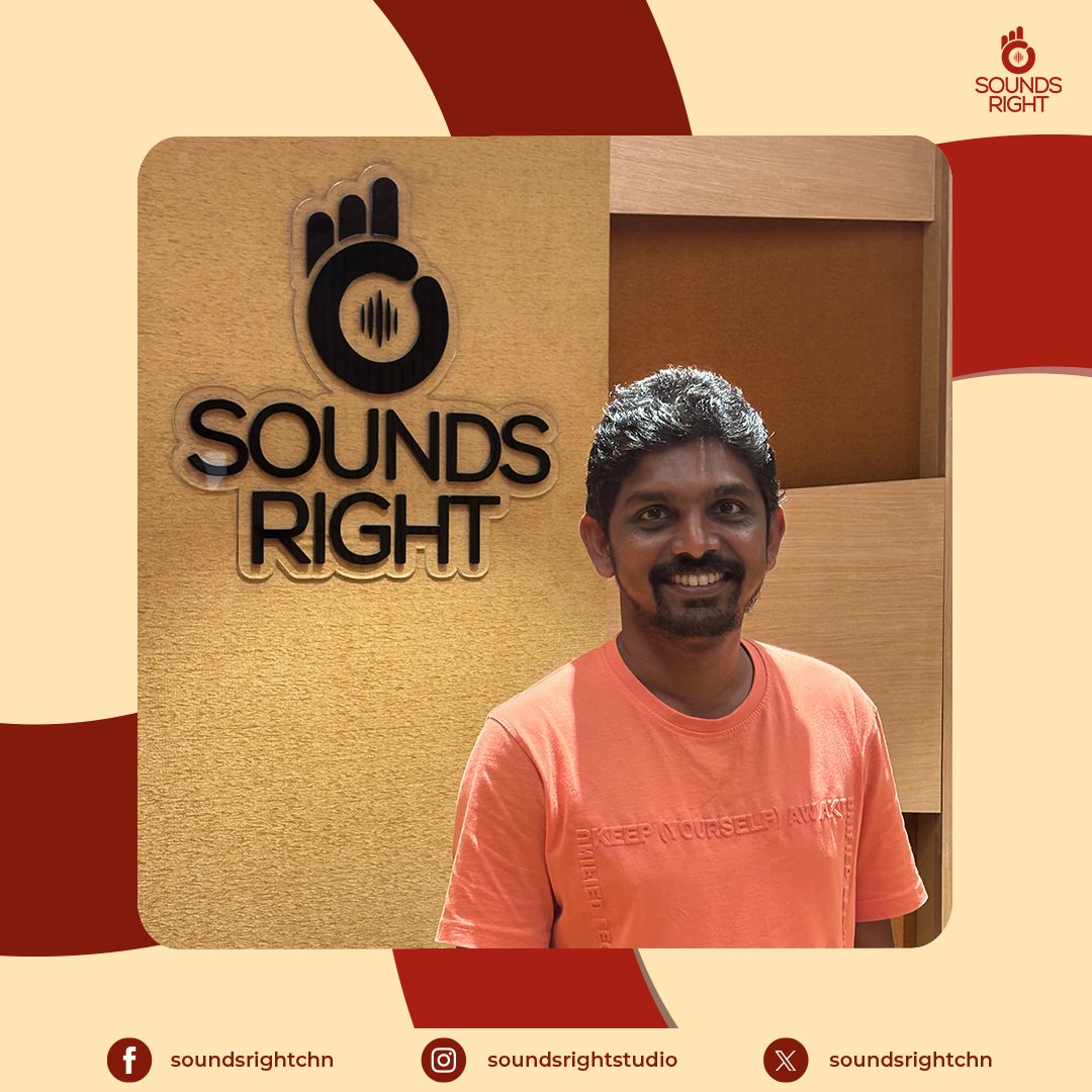 Happy to host the talented artist #jensonDhivakar in our studio !

#soundsrightstudio #RecordAtSoundsRight