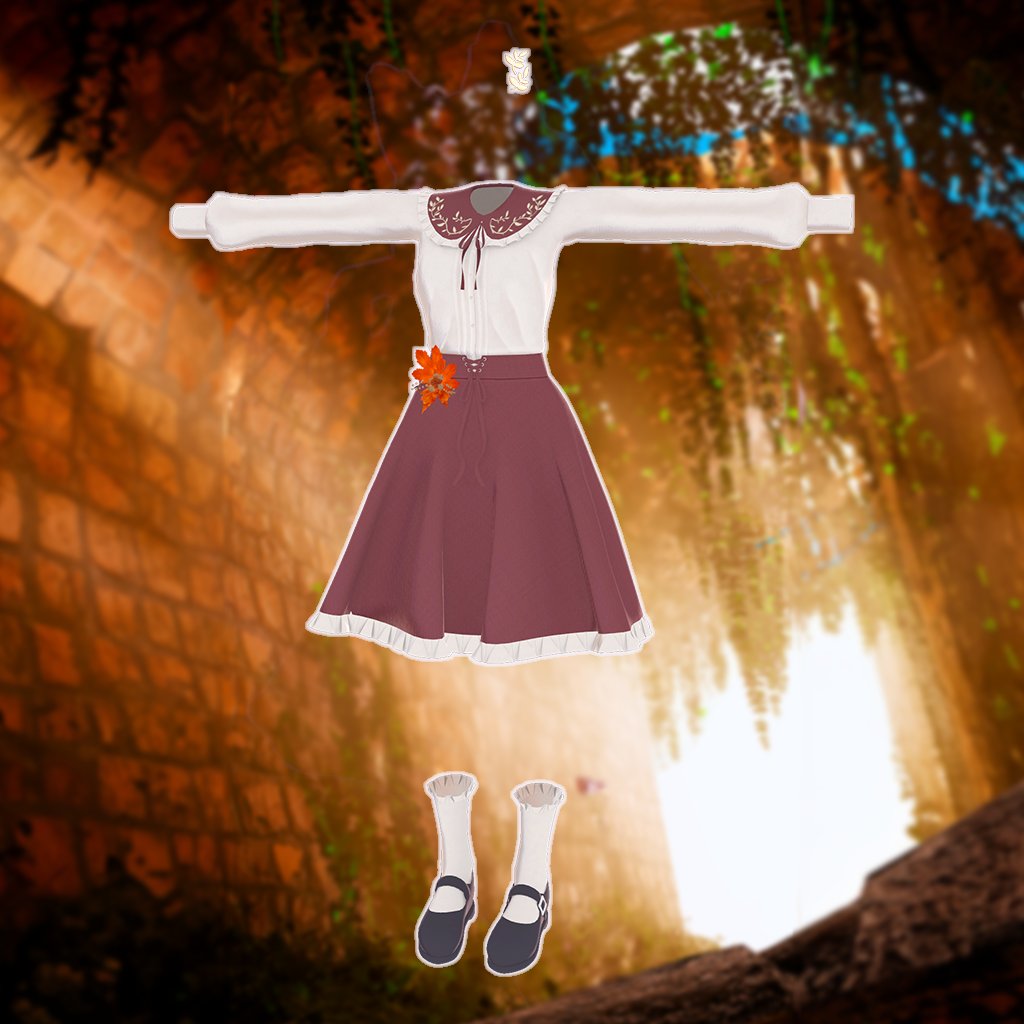 VR___Ryu's tweet photo. 🎁新作衣装プレゼント企画🎁
12/07 10時発売開始予定
『Autumn blouse』

フォロー&amp;RTで抽選3名様にプレゼント

本投稿のいいねの数が100増えるたびに
当選者を1人ずつ増やします✨

■応募期限
12/6 24時まで！

■対応アバター
ライム、シフォン、しなの、瑞希、ルルネ、マヌカ
#VRChat
#Oct_Shop https://t.co/7AEOps9wvt