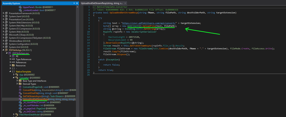 SquiblydooBlog's tweet image. More great examples why you need to give employees a trusted PDF tool
pdfskillspro[.]com
pdskillsapp[.]com
Literally uploads files to their servers while saying they don&apos;t.
Thanks @serv1ceman 
@luke92881 same but different