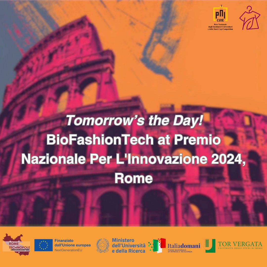 DrFabiolaPolli's tweet image. 🌟BioFashionTech is headed to Premio Nazionale Per L&apos;Innovazione 2024! 🌱
Catch us showcasing our innovative solutions in the CleanTech &amp;amp; Energy category as we push boundaries in circular economy.
📍 Rome, Dec 5-6
#BioFashionTech #PNICube #CircularEconomy #GreenTech #CleanTech