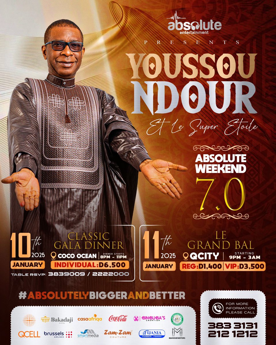 BBlackBarbie's tweet image. Si lolen neh? 
Hew bou mak ba ngi nee🤩💃🏾
#YoussouNdour
#AbsoluteWeekend
#AbsokutelyBiggerAndBetter