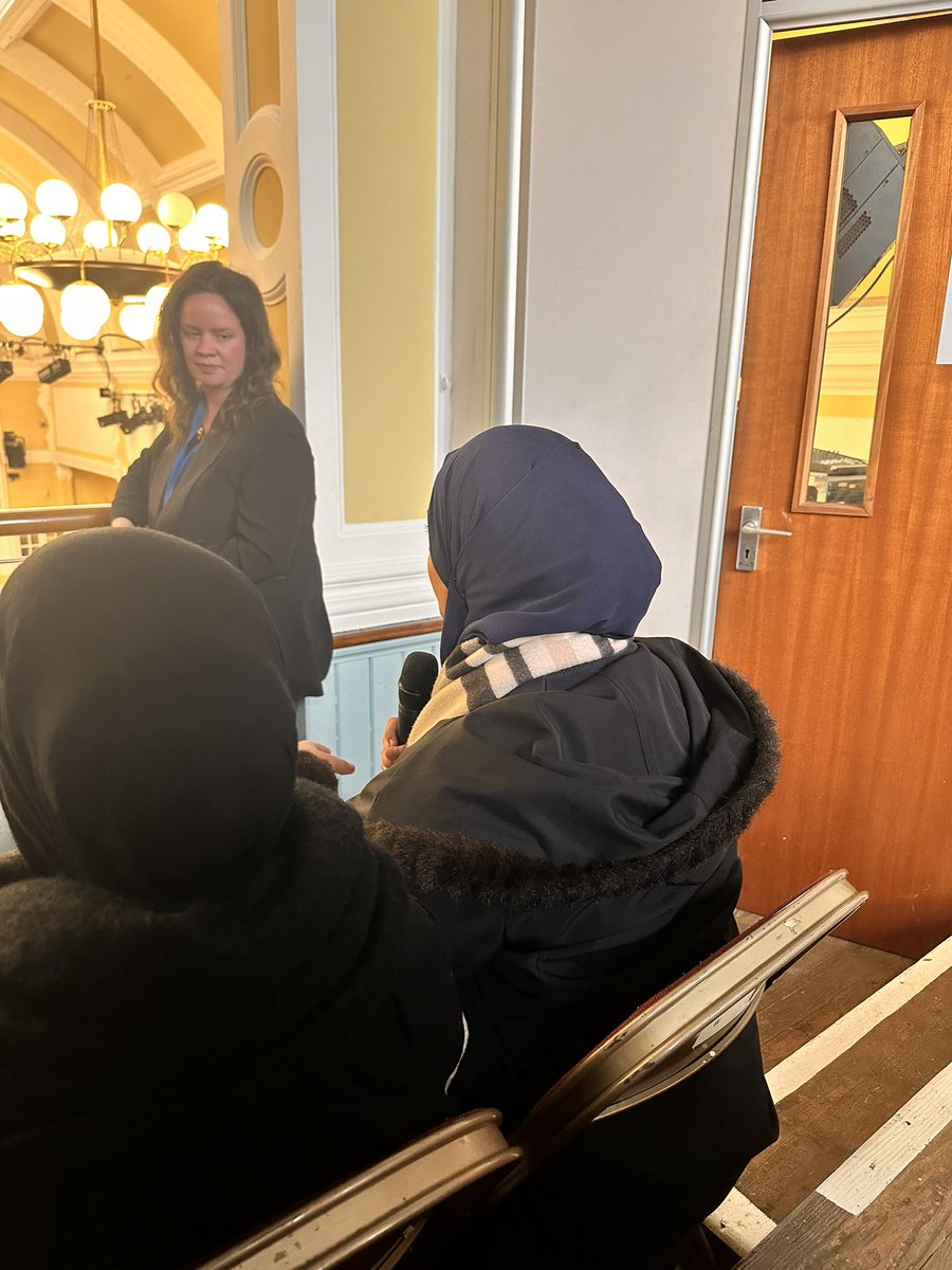 Fatima representing the young women <a href="/Copthall_School/">Copthall School</a>