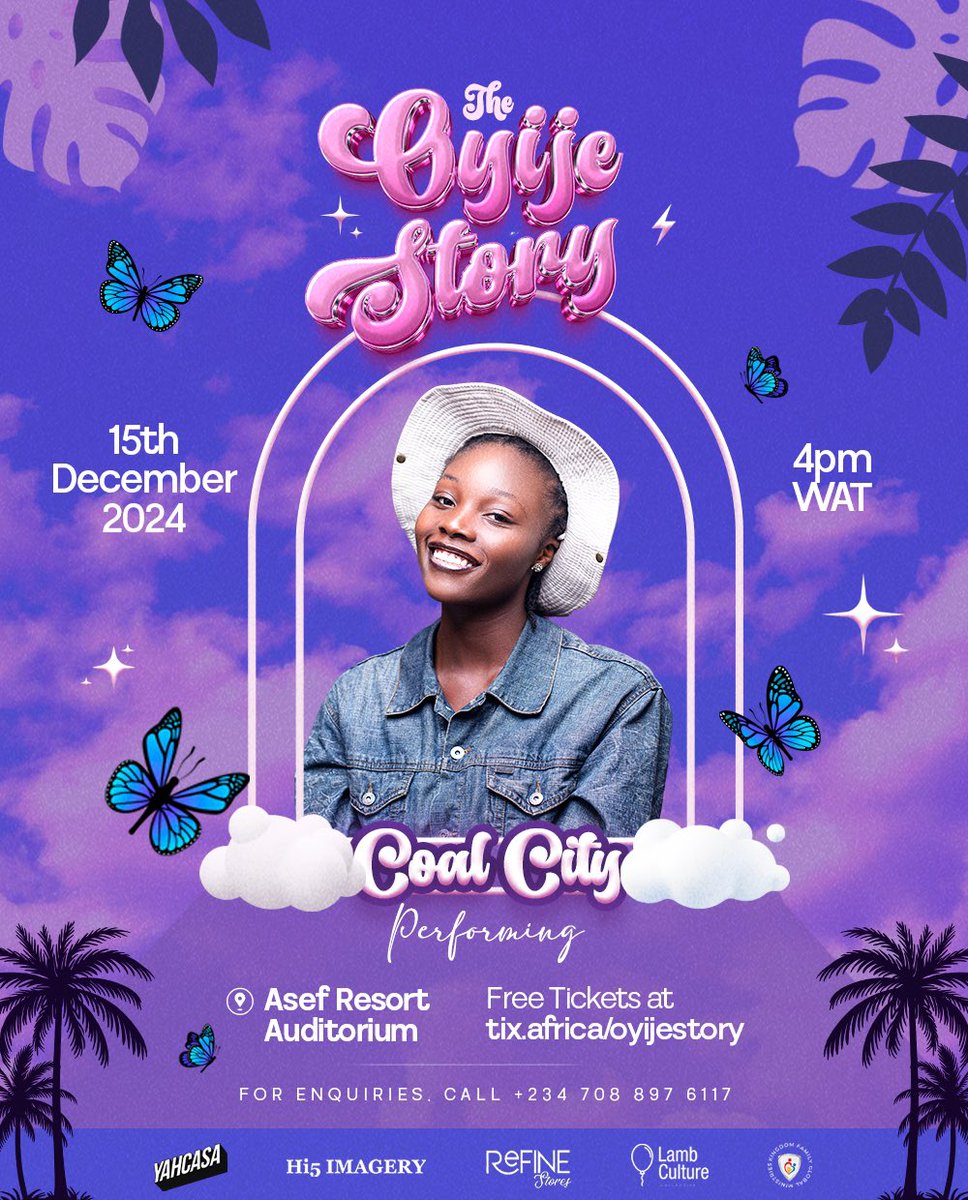 Oyije_'s tweet photo. Coal City would be performing and Iβm looking forward to it ππππ
Are you?!!
Hit the link to get registered
https://t.co/JlXc1osPWz
#oyije #oyijelive #theoyijestory #jesusgirls #explorepage #fyp #yahacasa #lambculturecollective https://t.co/H9DwpEjQw2