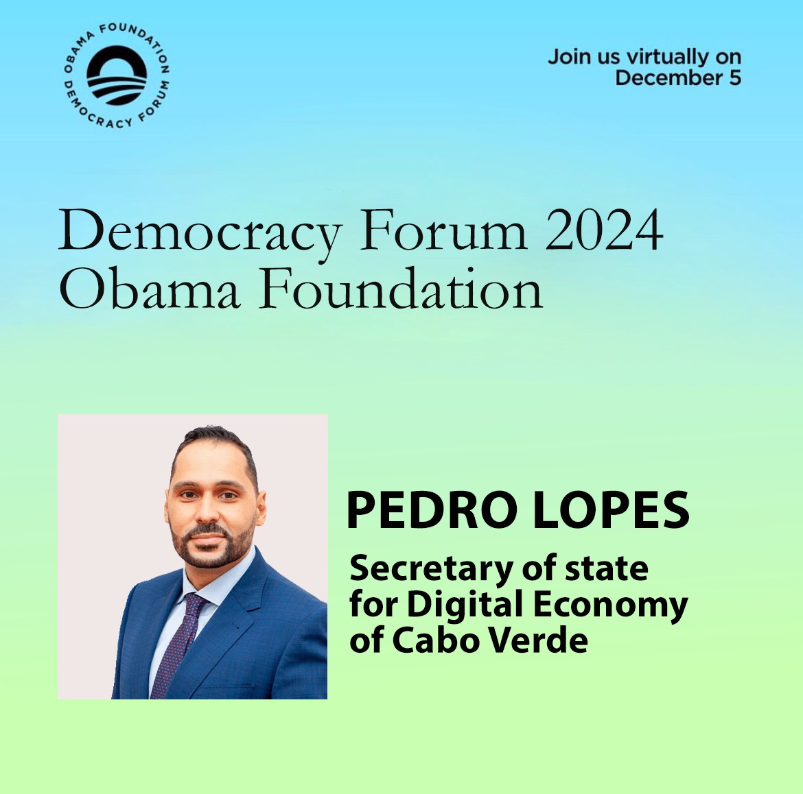 Pedro Lopes (@pedrolopescv) on Twitter photo Proud to represent Cabo Verde at the Democracy Forum in Chicago, at the invitation of President Obama. Joining global leaders like <a href="/BarackObama/">Barack Obama</a> <a href="/VancityReynolds/">Ryan Reynolds</a> and <a href="/ValerieJarrett/">Valerie Jarrett</a> to discuss the future of democracy. #CaboVerde #DemocracyForum #Africa #Chicago #Obama #USA Proud to represent Cabo Verde at the Democracy Forum in Chicago, at the invitation of President Obama. Joining global leaders like <a href="/BarackObama/">Barack Obama</a> <a href="/VancityReynolds/">Ryan Reynolds</a> and <a href="/ValerieJarrett/">Valerie Jarrett</a> to discuss the future of democracy. #CaboVerde #DemocracyForum #Africa #Chicago #Obama #USA