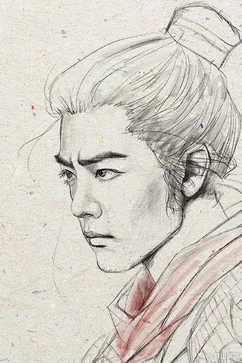 #XiaoZhan #XiaoZhanFanart 
Guo Jing 😍
Cr. 青山黛草