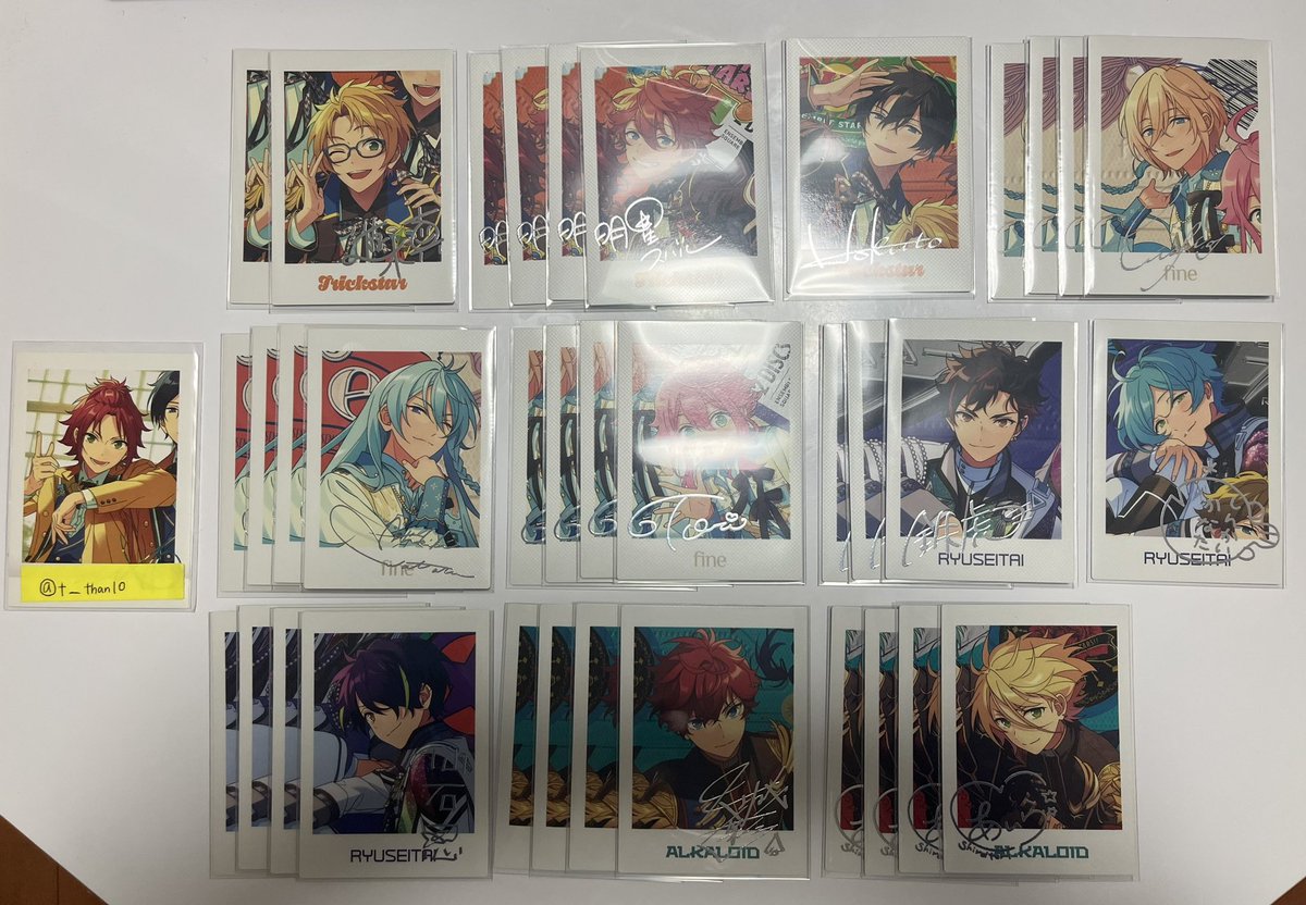t__than10's tweet photo. 【交換/譲渡】あんスタ ぱしゃっつ TRIP

譲→画像参照

求→真緒 or 定価(128円/枚)+送料

✧郵送での交換
✧1~◎
✧譲渡の場合はPayPayのみ

お気軽にお声掛けください🙇‍♀️ https://t.co/ZAtkZPCyMC