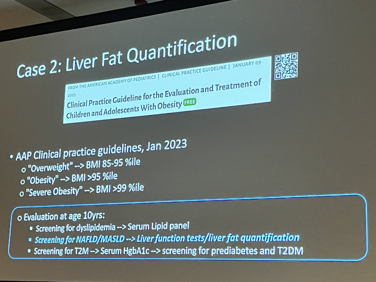 Pediatric obesity is such a big problem - <a href="/elriedesel/">Erica Riedesel, MD</a> explains the new <a href="/AmerAcadPeds/">American Academy of Pediatrics</a> guidelines on screening for MASLD and what this means for #PedsRad practice #RSNA24 <a href="/RSNA/">RSNA</a> <a href="/SocPedRad/">The Society for Pediatric Radiology</a> @EmoryRadiology <a href="/CHOPRadiology/">CHOP Radiology</a>