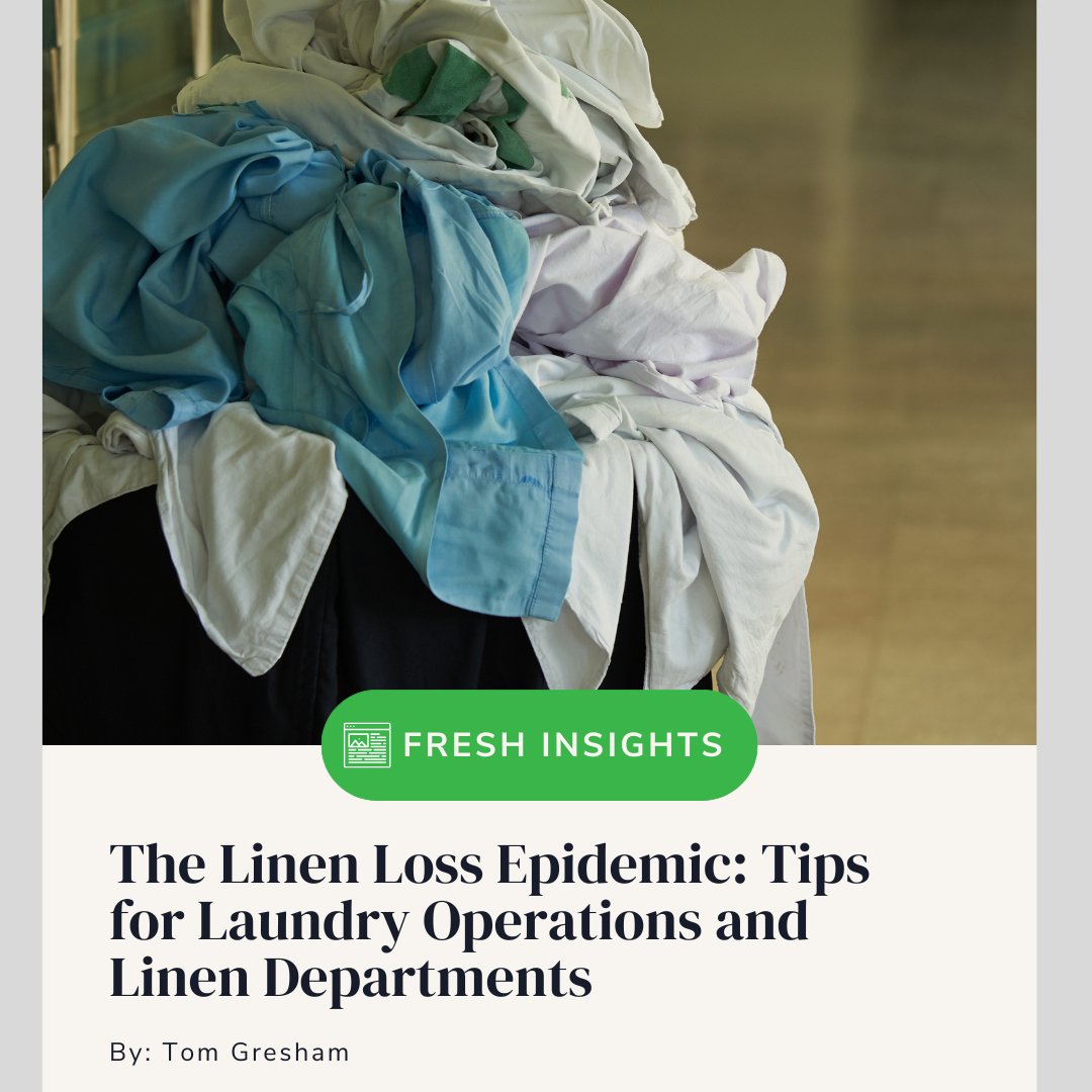 🗣️HOT OFF THE PRESS🗣️
📰THE LINEN LOSS EPIDEMIC: TIPS FOR LAUNDRY OPERATIONS AND LINEN DEPARTMENTS
To read this article by Tom Gresham click here!
👉freshmagazine-digital.com/almq/0424_fall…
#FreshMagizine #LinenLoss #Article #ALM