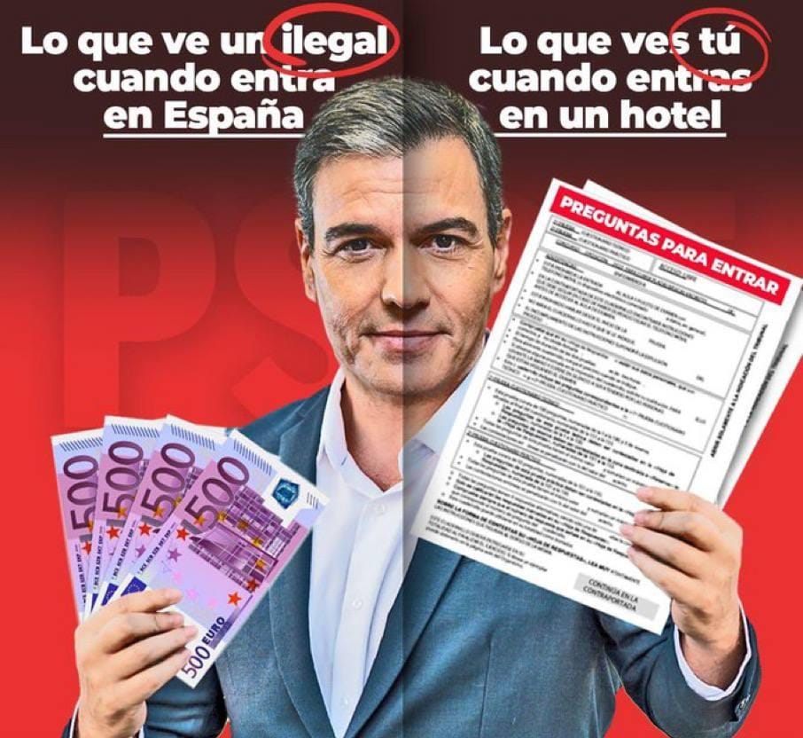 Patrick__jkd's tweet photo. Ilegal: Viaje en Avión, gastos pagados en hotel.

ESPAÑOL EN VALENCIA: VIVIENDO CON FANGO.

ILEGAL: PULSERA GRATIS Y NÚMERO ZULÚ DE IDENTIDAD BASADO EN NOMBRE Y EDAD FALSOS.

ESPAÑOL: TIENES QUE DAR HASTA UNA MUESTRA DE ORINA. https://t.co/LodWbr5bRL
