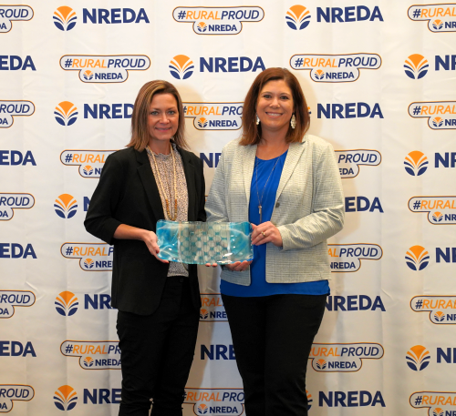🎉 Congrats to Devin Sonnenfelt, Senior Business Development Specialist at <a href="/WhiteRiverEC/">WRVEC</a>! 🎊 Devin received the prestigious #NREDA 2024 President’s Award for outstanding commitment to rural #EconomicDevelopment at the annual conference in Omaha.

#NREDATakesOmaha #RuralProud