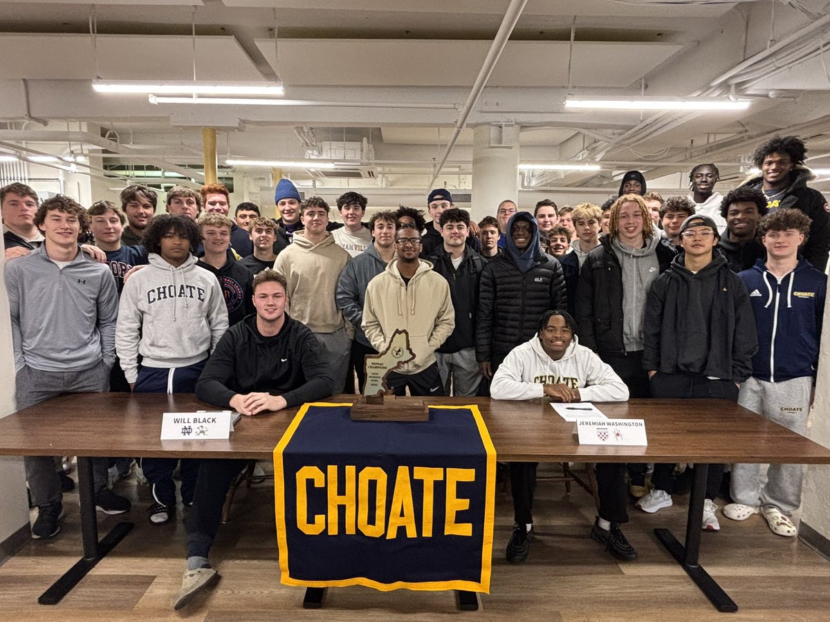 Coach Spinnato (@coach_spinnato) on Twitter photo Great morning celebrating our two early signees! <a href="/Will_Black60/">Will Black</a> and <a href="/Jeremiah2322/">Jeremiah Washington🇨🇦 ‘25</a> ! #notredame #richmond Great morning celebrating our two early signees! <a href="/Will_Black60/">Will Black</a> and <a href="/Jeremiah2322/">Jeremiah Washington🇨🇦 ‘25</a> ! #notredame #richmond