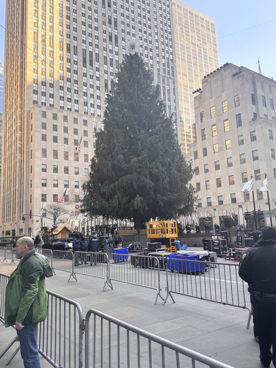 Andrewselfe1's tweet photo. Patiently waiting for the legend @kellyclarkson  to turn up and light this beautiful tree 🎄🎄 https://t.co/vAnC7U6D70