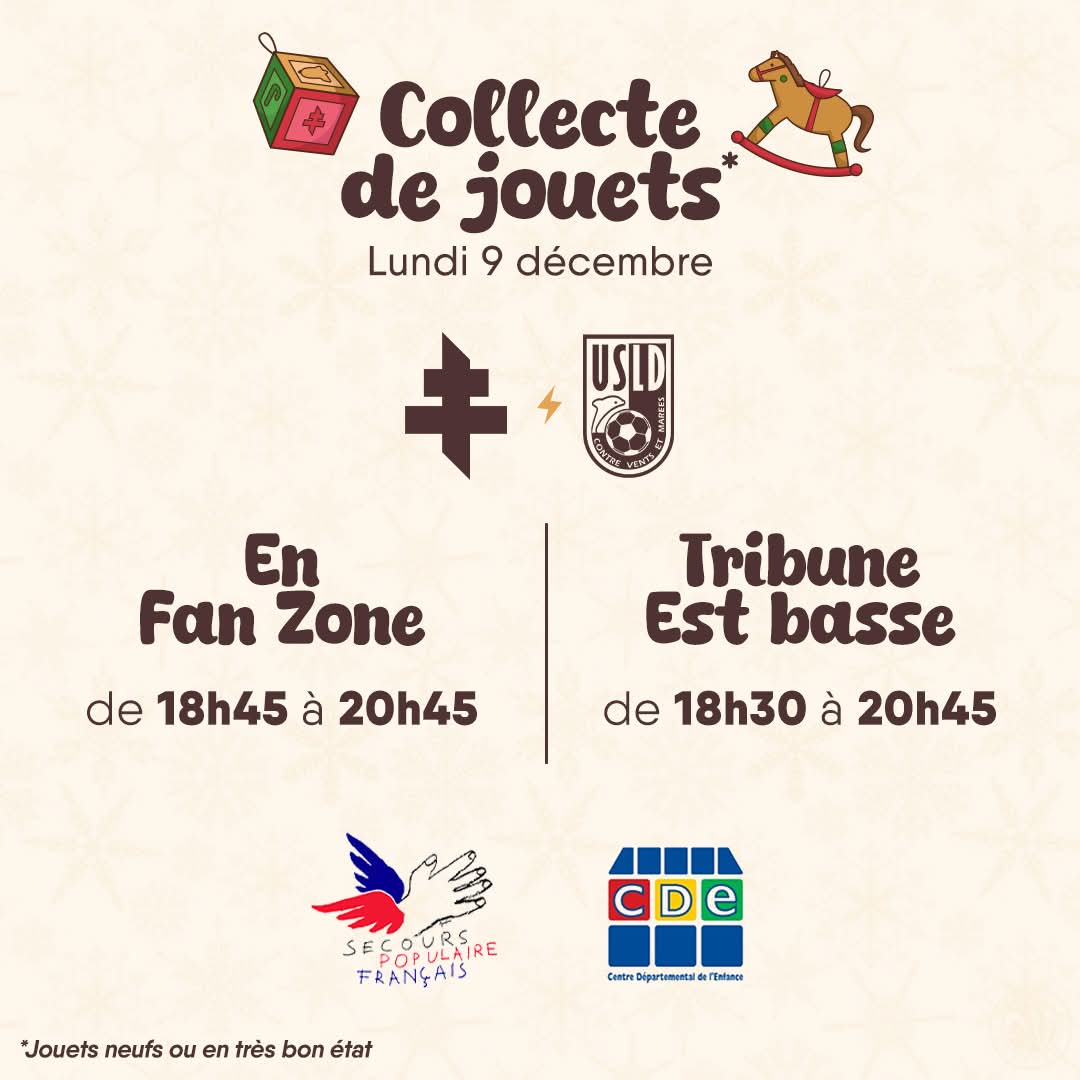 La Horda frenetik s'associe au <a href="/FCMetz/">FC Metz ☨</a> pour sa traditionnelle collecte de jouets ! Merci à tous pour votre participation 

Également, nous mettons en place une cagnotte pour les personnes ne pouvant se déplacer et voulant participer tout de même 
lepotcommun.fr/pot/bv9kho8u?f…