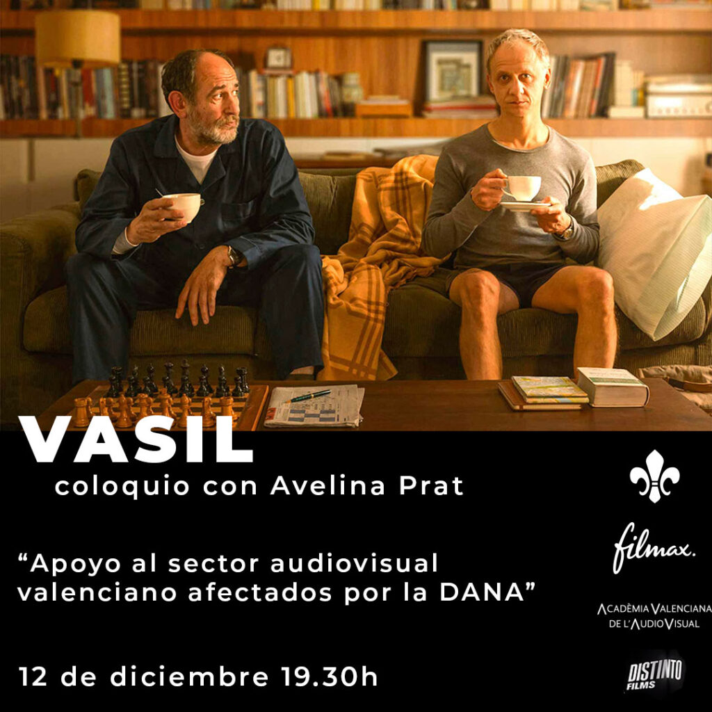 cineslys's tweet photo. La semana que viene tendremos un nuevo #PaseSolidario en esta ocasión con @avav_valencia @filmax y @DistintoFilms 

Vasil con coloquio de Avelina Prat
Jueves 12 diciembre 19.30h 

Todo lo que podamos hacer, lo haremos. https://t.co/t7CQ4mB0Z5