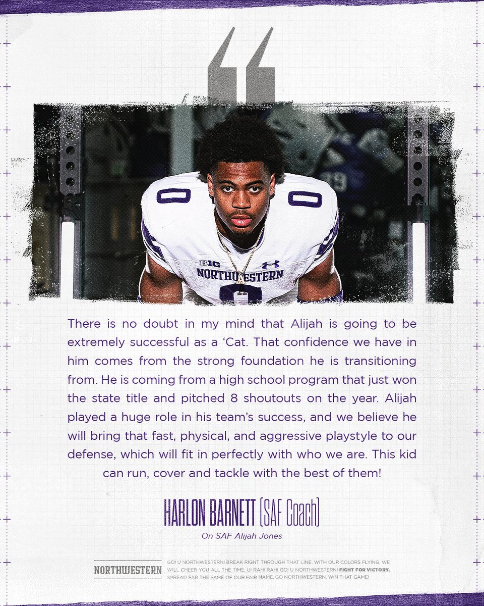 Northwestern Football tweet media