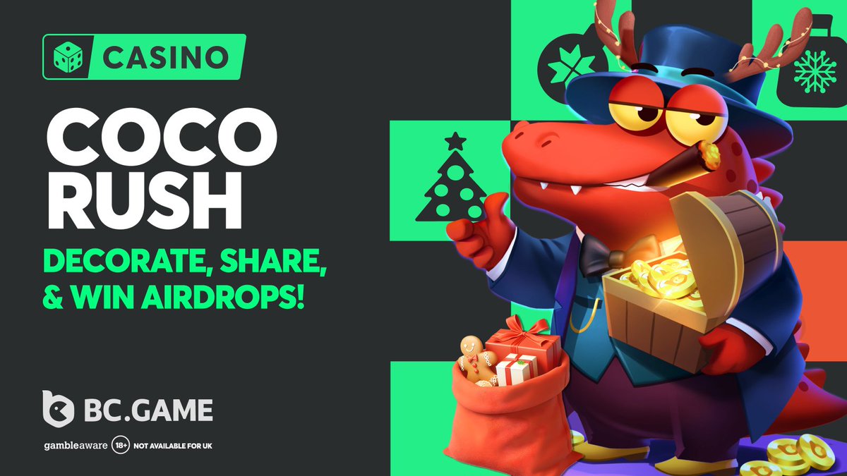 bcgame's tweet image. 🎄 CocoRush Christmas Celebration 🎄

The festive season is here! Decorate your tree, invite friends, and climb the leaderboard to win incredible airdrop rewards! Spread the holiday cheer and take your place at the top of the leaderboard.

bcg.bet/ziu2s