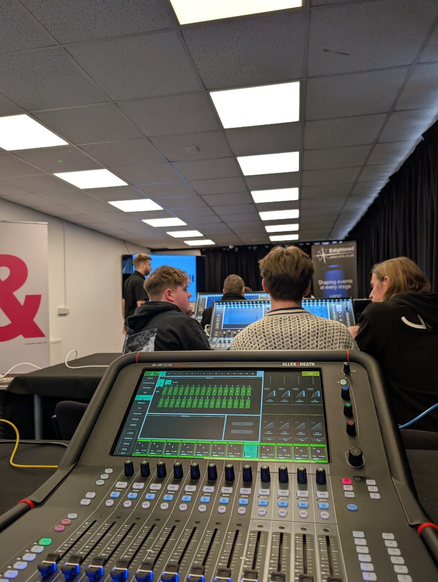 Enlightened (@enlightenedlx) on Twitter photo It was a pleasure to host Tom Ackroyd from <a href="/allen_heath/">ALLEN&HEATH</a> to deliver their dLive training days. Taking attendees through every aspect of their dLive series of desks. It was a pleasure to host Tom Ackroyd from <a href="/allen_heath/">ALLEN&HEATH</a> to deliver their dLive training days. Taking attendees through every aspect of their dLive series of desks.