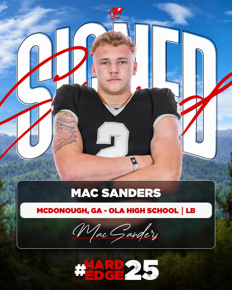 𝐒𝐈𝐆𝐍𝐄𝐃🖋️

Welcome to Jax State, Mac Sanders‼️

<a href="/MacSanders20/">Mac Sanders</a> 

#HardEdge25 | #EarnSuccess
