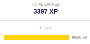 Reik_CS's tweet image. I&apos;m back from my &quot;break&quot;, it took longer than I thought and I am now in Gold rank :&apos;) Should&apos;ve put the button at vacation but oh well, no excuses. 

This is today&apos;s XP, I&apos;m like 1300 XP behind from my goal, so I have a soft goal of 100-120 XP each day~
