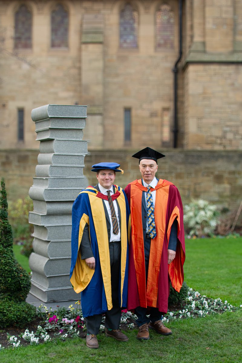 A fantastic day yesterday at my PhD graduation and a fitting end to my time at <a href="/NUGeog/">Geog & Env Sciences</a> <a href="/ONEPlanetDTP/">ONE Planet DTP</a> I feel increasingly lucky to have had <a href="/Prof_AJScott/">Alister Scott</a> by my side as a truly superb supervisor and mentor
