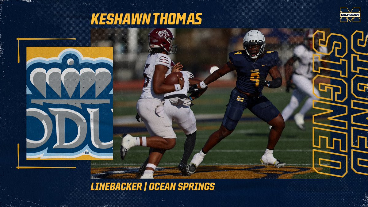 MGCCC Athletics (@mgcccbulldogs) on Twitter photo <a href="/JavenGibson_/">Javen Gibson</a> <a href="/ODUFootball/">ODU Football</a> <a href="/chandlerchapm/">Chandler Chapman ✞</a> <a href="/Jp_Coulter/">JohnPaul</a> <a href="/d1_deee/">Damaryion “deuce” Fillmore</a> <a href="/Alsandifer_0/">Altorryian Sandifer</a> <a href="/ULM_FB/">ULM Football</a> FOOTBALL | <a href="/KeshawnThomas17/">Keshawn Thomas</a> is headed to the #NextLevel! The All-MACCC South LB piled up 70 tackles and is headed to <a href="/ODUFootball/">ODU Football</a>. #NSD25 <a href="/JavenGibson_/">Javen Gibson</a> <a href="/ODUFootball/">ODU Football</a> <a href="/chandlerchapm/">Chandler Chapman ✞</a> <a href="/Jp_Coulter/">JohnPaul</a> <a href="/d1_deee/">Damaryion “deuce” Fillmore</a> <a href="/Alsandifer_0/">Altorryian Sandifer</a> <a href="/ULM_FB/">ULM Football</a> FOOTBALL | <a href="/KeshawnThomas17/">Keshawn Thomas</a> is headed to the #NextLevel! The All-MACCC South LB piled up 70 tackles and is headed to <a href="/ODUFootball/">ODU Football</a>. #NSD25