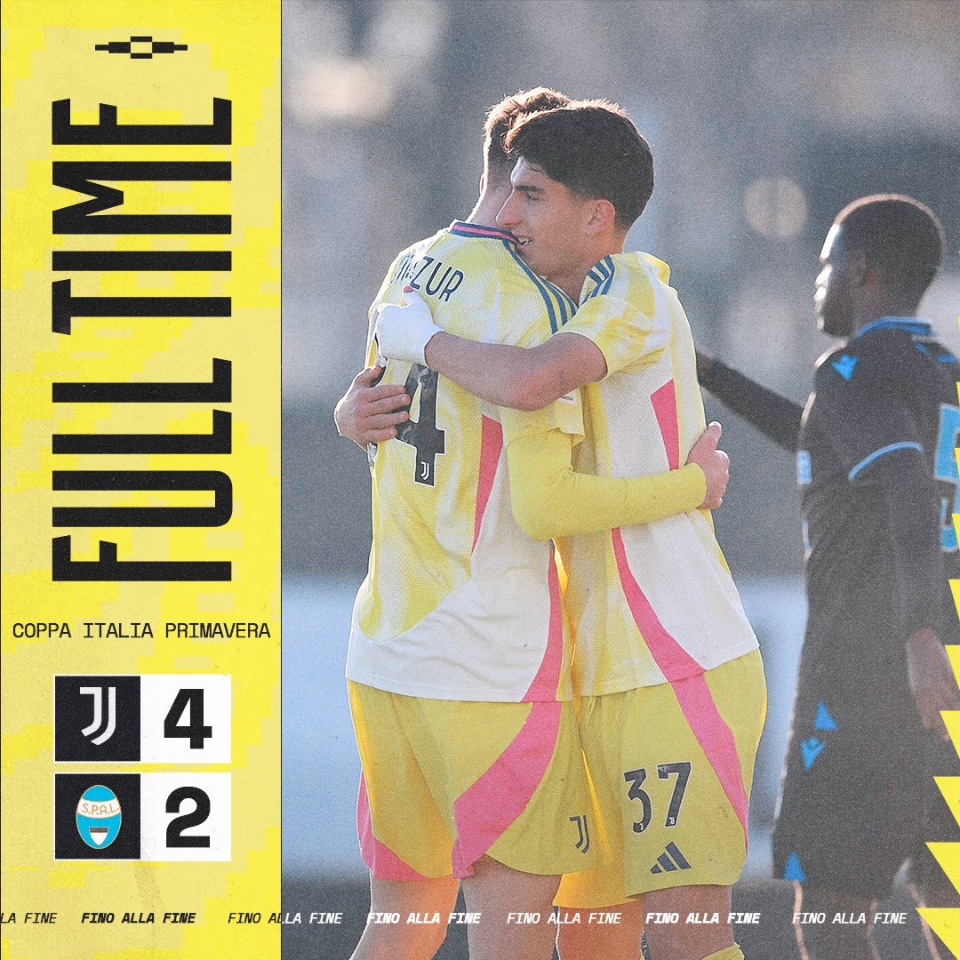 juventusfc's tweet photo. U20 | Successo in Coppa Italia contro la SPAL: conquistati gli ottavi di finale, da giocare contro la Lazio 🏆

Il racconto della convincente vittoria dei ragazzi di Magnanelli ⚪️⚫️⤵️