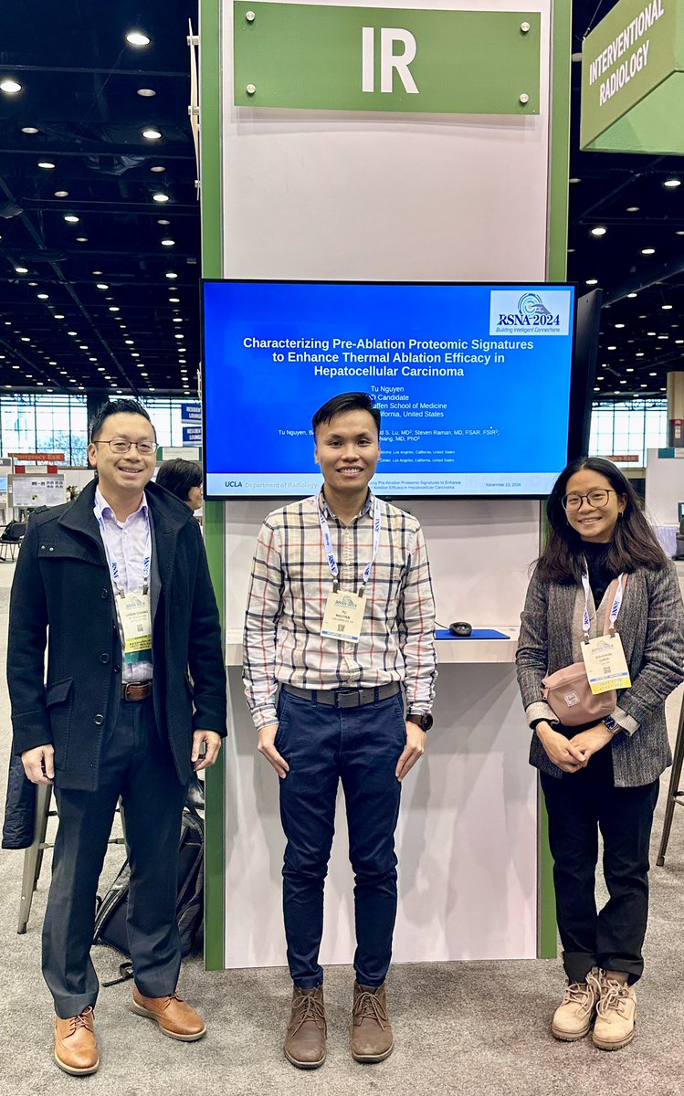 Pedram Keshavarz, MD (@pedrammd) on Twitter photo Novel topic on ‘Characterizing Pre-ablation Proteomic Signatures to Enhance Thermal Ablation Efficiency in Hepatocellular Carcinoma,’ presented by a #UCLA medical student under the guidance of Drs. <a href="/JChiang795/">Jason Chiang, MD, PhD</a>, <a href="/StevenSRaman_MD/">Steven S. Raman MD, FSAR, FSIR</a>, and David Lu. #RSNA24 <a href="/RSNA/">RSNA</a> <a href="/RadiologyUcla/">UCLA Radiology</a> <a href="/uclaVIR/">UCLA IR</a> Novel topic on ‘Characterizing Pre-ablation Proteomic Signatures to Enhance Thermal Ablation Efficiency in Hepatocellular Carcinoma,’ presented by a #UCLA medical student under the guidance of Drs. <a href="/JChiang795/">Jason Chiang, MD, PhD</a>, <a href="/StevenSRaman_MD/">Steven S. Raman MD, FSAR, FSIR</a>, and David Lu. #RSNA24 <a href="/RSNA/">RSNA</a> <a href="/RadiologyUcla/">UCLA Radiology</a> <a href="/uclaVIR/">UCLA IR</a>