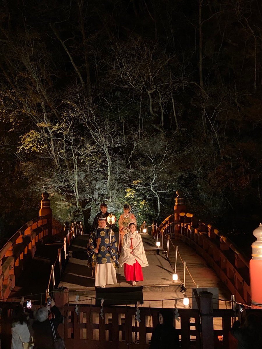 ライトアップ日光開催の3日間に
1日1組限定で開催される結婚式💐💐💐

#ライトアップ日光
#日光世界遺産ウェディング
#ナイトウェディング
#日光世界遺産登録25周年
#花嫁　#卒花　#結婚式