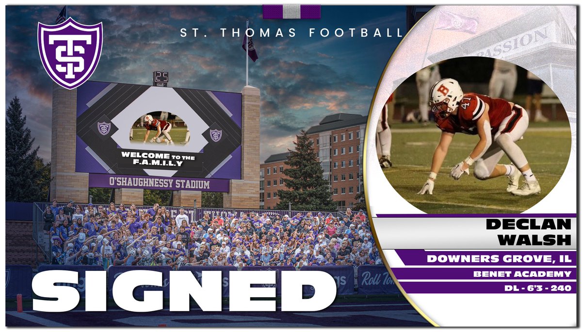 St. Thomas Football (@ust_football) on Twitter photo ✍️ 𝓢𝓲𝓰𝓷𝓮𝓭 ‼️
Welcome to <a href="/UST_Football/">St. Thomas Football</a>
<a href="/declanwalsh54/">Declan Walsh</a>
<a href="/BenetRedwingFB/">Benet Academy Football</a>
<a href="/BenetRedwings/">Benet Academy</a>
#Pa25ion | #RollToms | #NSD25 🔗🔒✅ ✍️ 𝓢𝓲𝓰𝓷𝓮𝓭 ‼️
Welcome to <a href="/UST_Football/">St. Thomas Football</a>
<a href="/declanwalsh54/">Declan Walsh</a>
<a href="/BenetRedwingFB/">Benet Academy Football</a>
<a href="/BenetRedwings/">Benet Academy</a>
#Pa25ion | #RollToms | #NSD25 🔗🔒✅